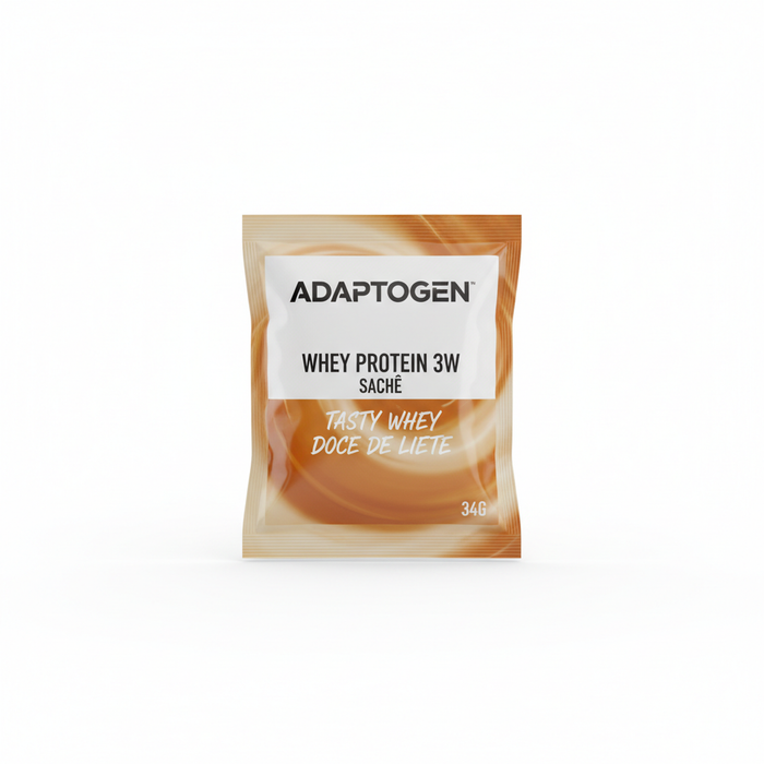 WHEY PROTEIN 3W SACHÊ - TASTY WHEY DOCE DE LEITE - ADAPTOGEN 34G