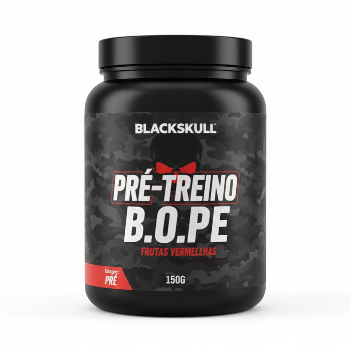 PRÉ-TREINO - B.O.P.E FRUTAS VERMELHAS - BLACKSKULL 150G