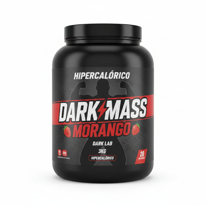 HIPERCALÓRICO - DARK MASS MORANGO - DARK LAB 3KG