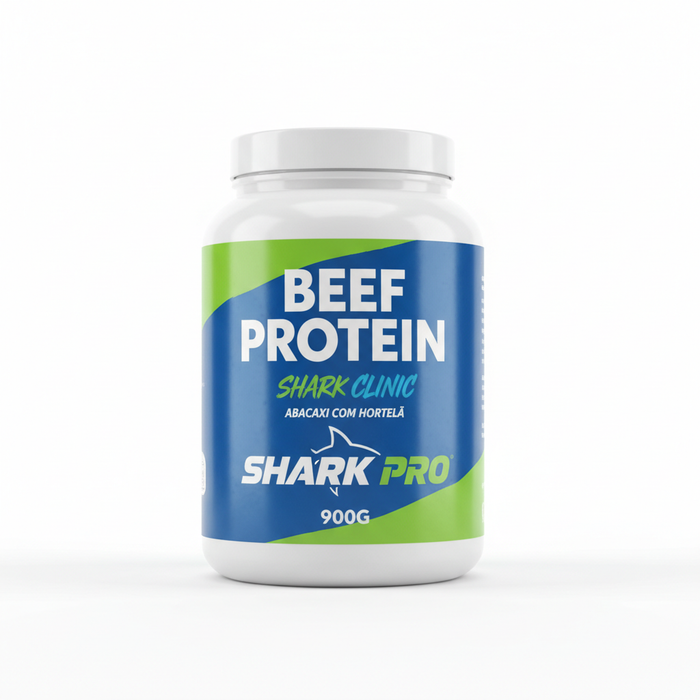 BEEF PROTEIN - SHARK CLINIC ABACAXI COM HORTELÃ - SHARK PRO 900G