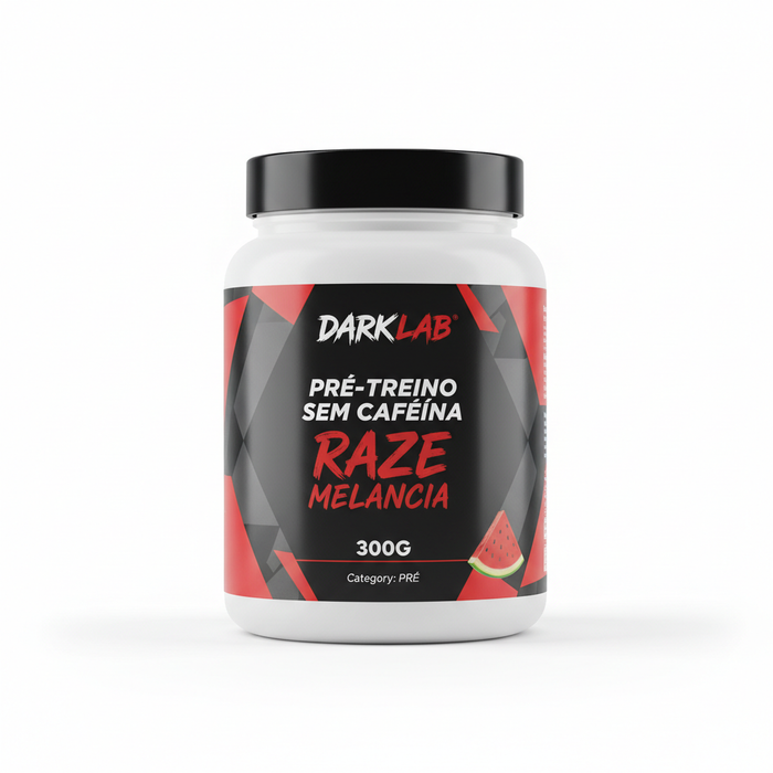 PRÉ-TREINO SEM CAFEÍNA - RAZE MELANCIA - DARK LAB 300G