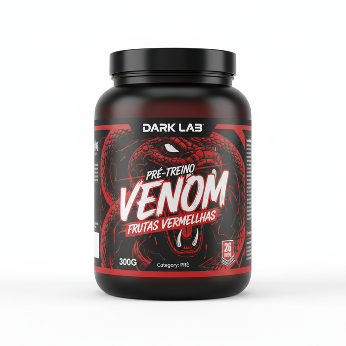 PRÉ-TREINO - VENOM FRUTAS VERMELHAS- DARK LAB 300G