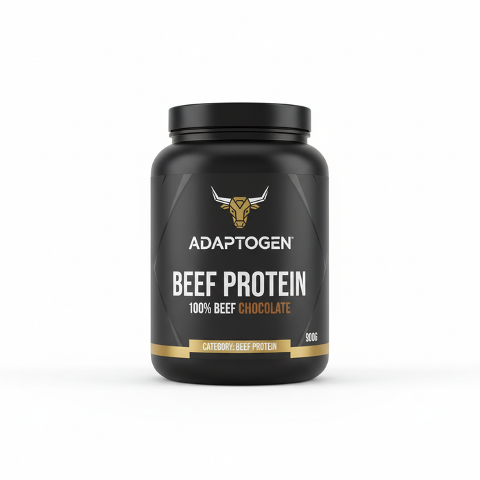 BEEF PROTEIN - 100% BEEF CHOCOLATE - ADAPTOGEN 900G