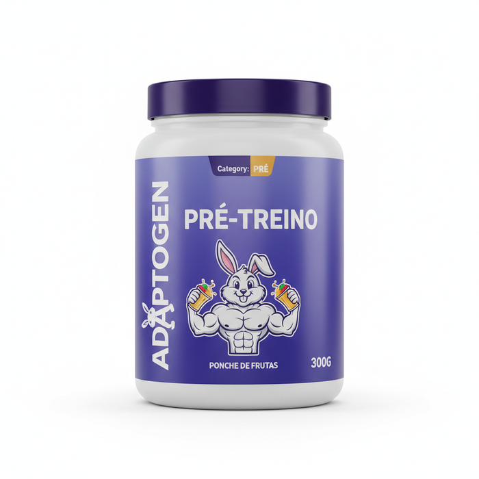 PRÉ-TREINO - MUSCLE BUNNY PONCHE DE FRUTAS - ADAPTOGEN 300G