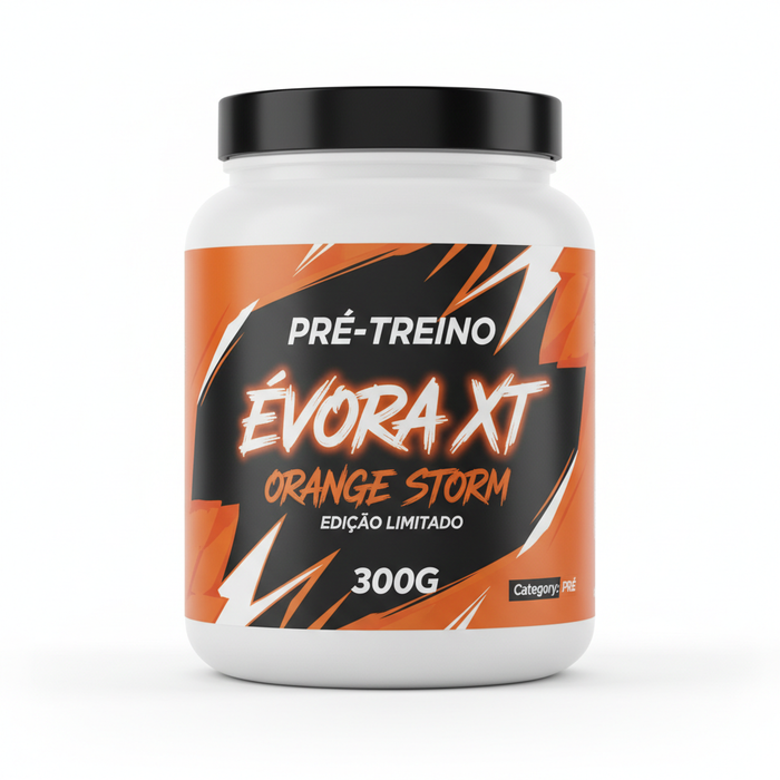PRÉ-TREINO - ÉVORA XT ORANGE STORM EDIÇÃO LIMITADA - 300G