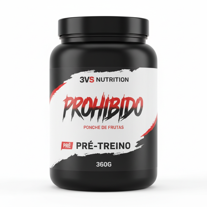 PRÉ-TREINO - PROHIBIDO PONCHE DE FRUTAS - 3VS NUTRITION 360G