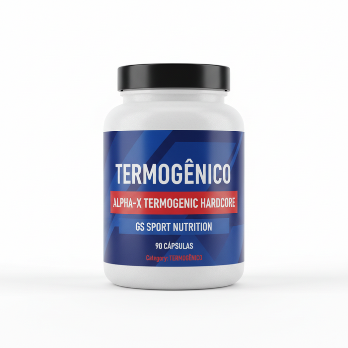 TERMOGÊNICO - ALPHA-X TERMOGENIC HARDCORE - GS SPORT NUTRITION 90 CÁPSULAS
