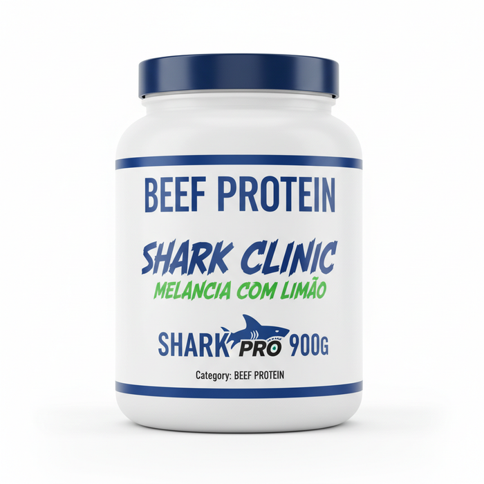 BEEF PROTEIN - SHARK CLINIC MELANCIA COM LIMÃO - SHARK PRO 900G