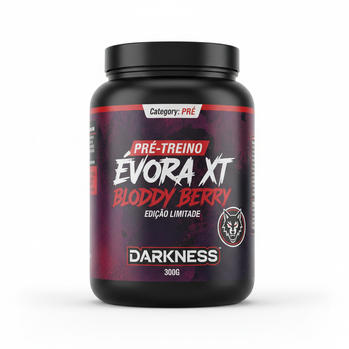 PRÉ-TREINO - ÉVORA XT BLODDY BERRY EDIÇÃO LIMITADA - DARKNESS 300G