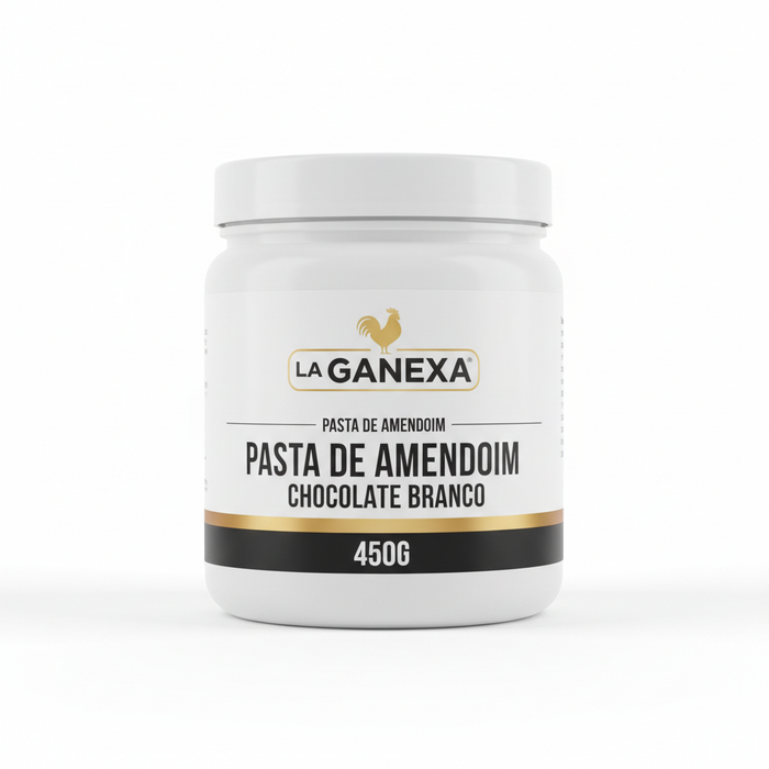 PASTA DE AMENDOIM - CHOCOLATE BRANCO - LA GANEXA 450G