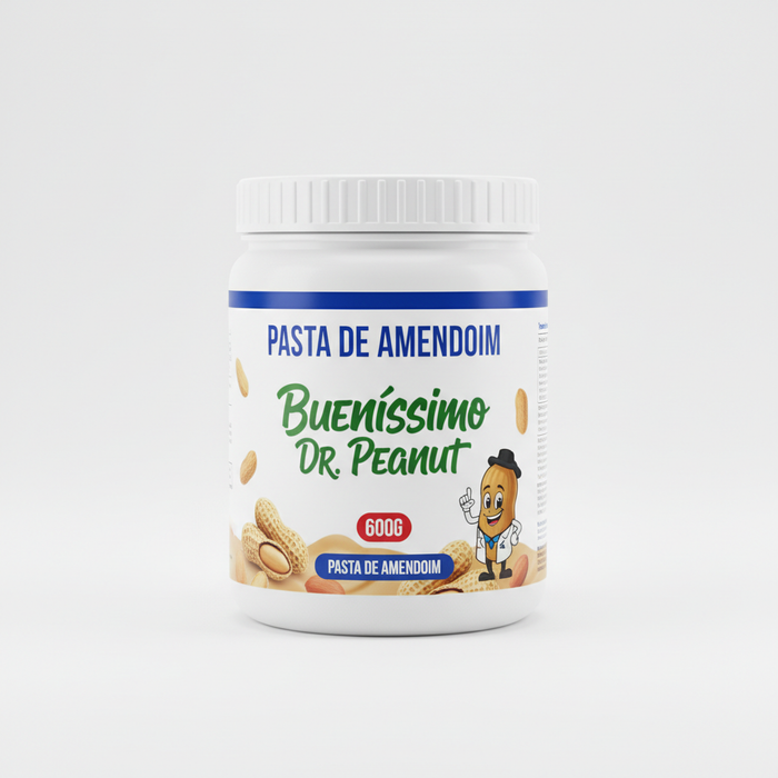 PASTA DE AMENDOIM - BUENÍSSIMO DR. PEANUT 600G
